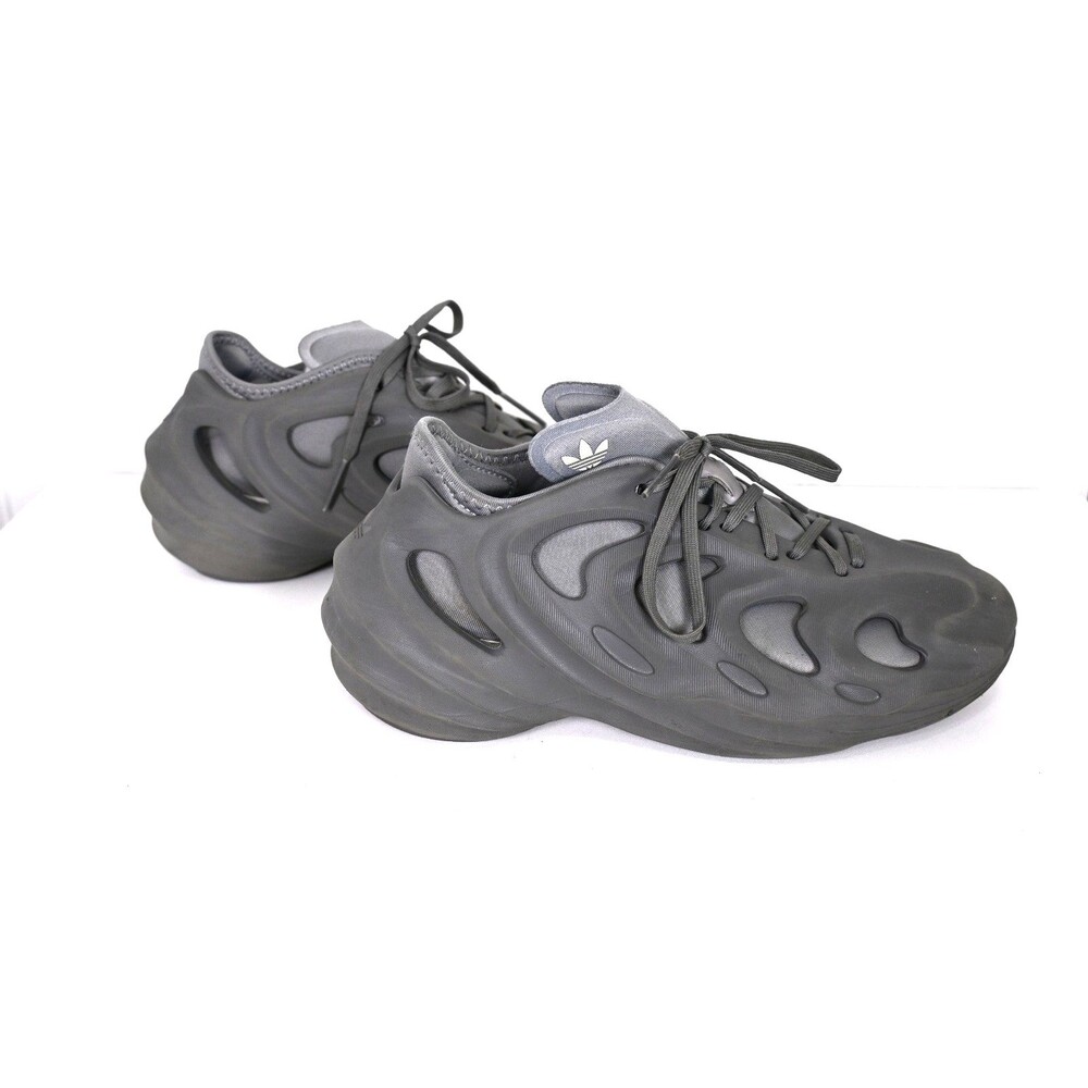 Adidas Mens AdiFOM Q IE7448 Gray Running Shoes Sneakers Size 7